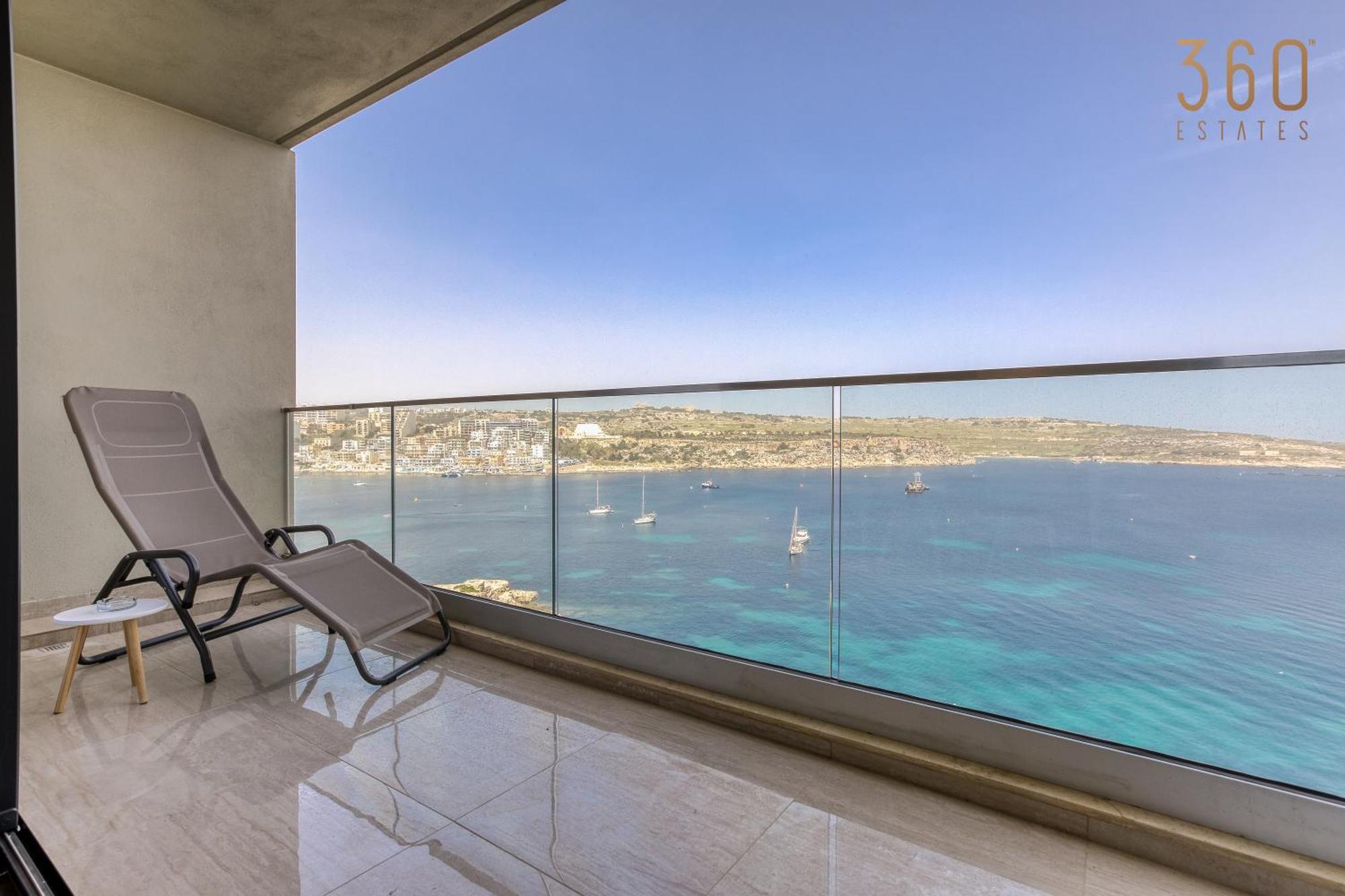 Designer 2Br Home With Stunning Views In St Pauls By 360 Estates San Pawl il-Baħar Kültér fotó