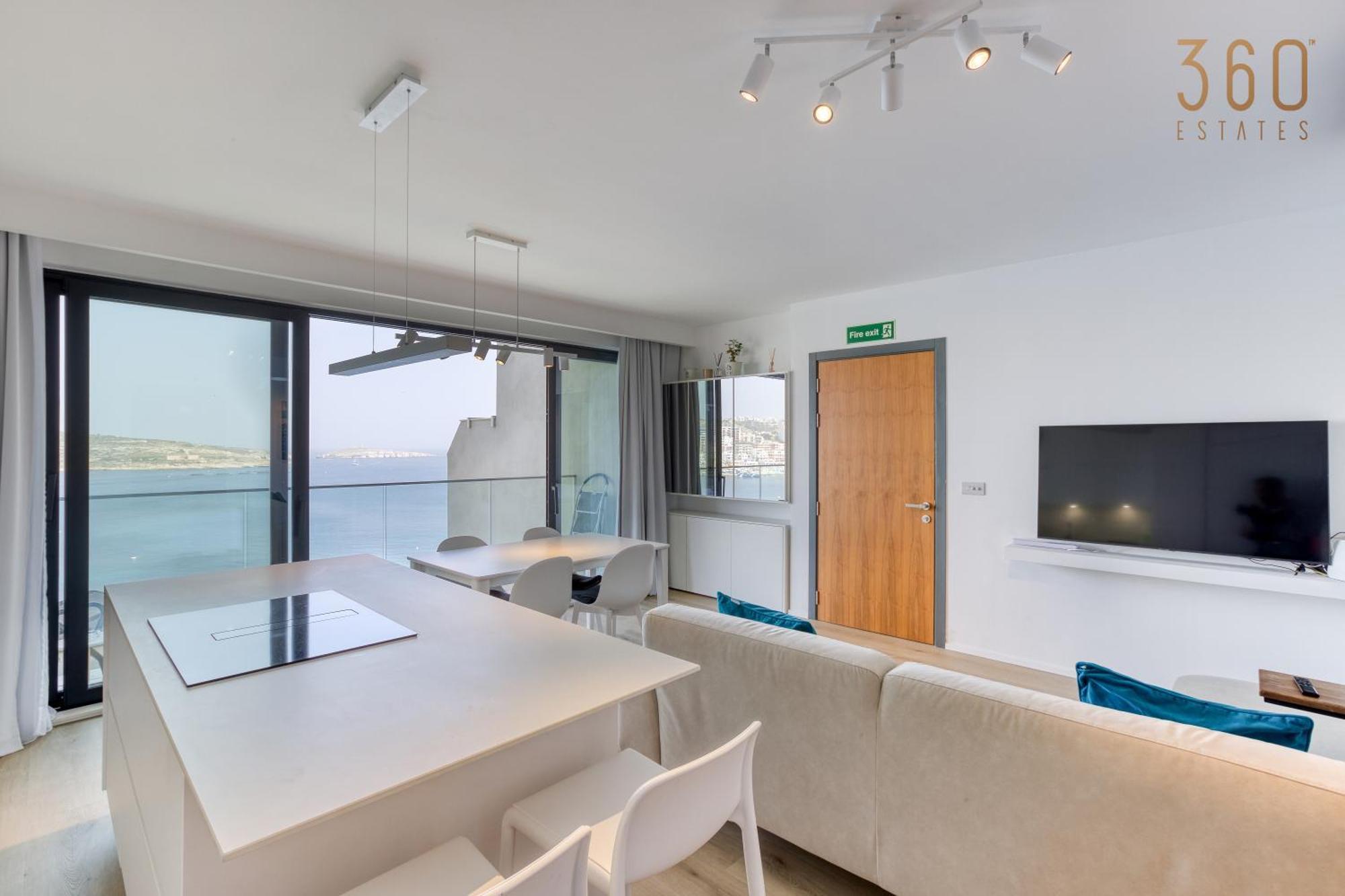 Designer 2Br Home With Stunning Views In St Pauls By 360 Estates San Pawl il-Baħar Kültér fotó