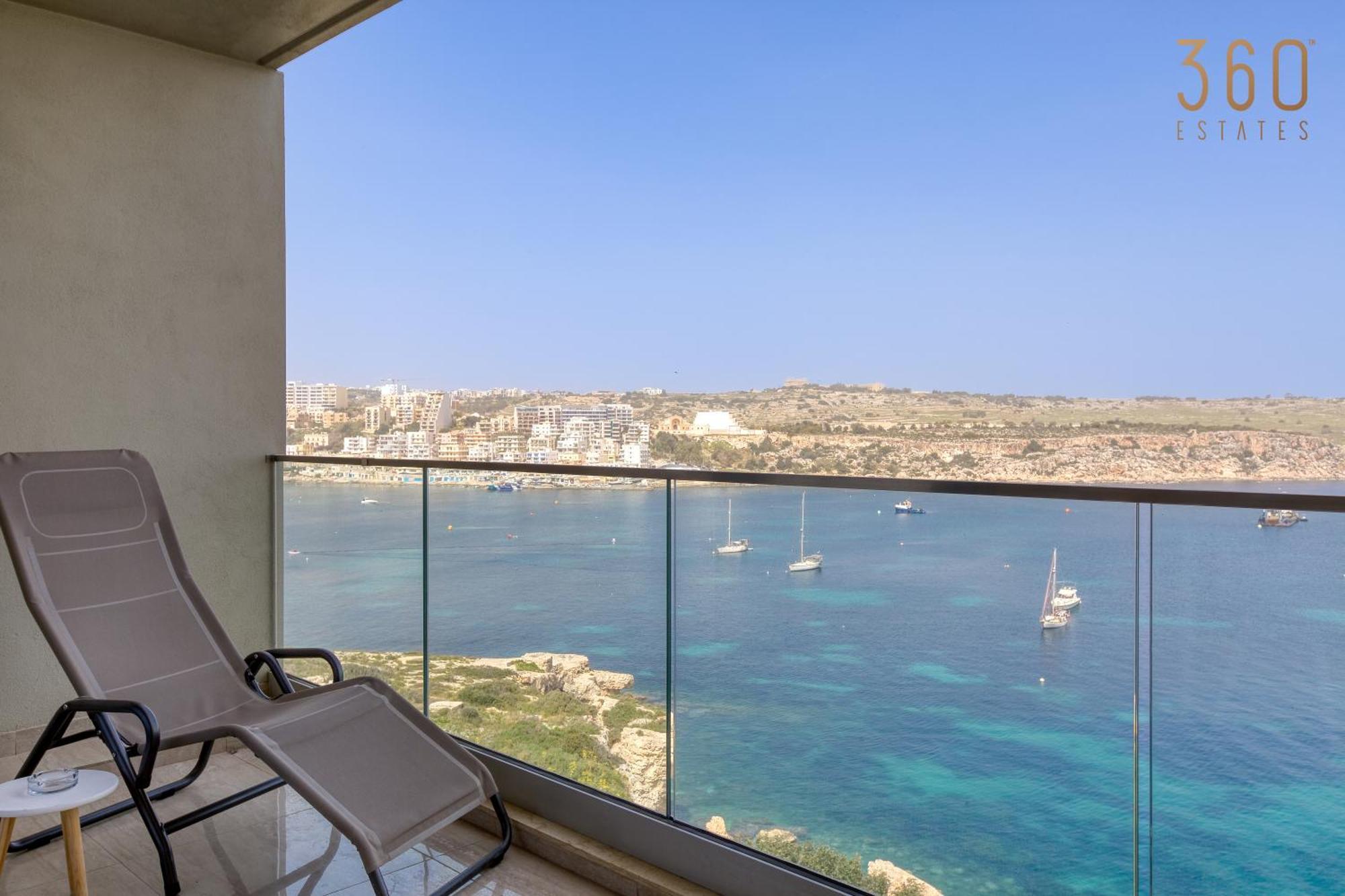 Designer 2Br Home With Stunning Views In St Pauls By 360 Estates San Pawl il-Baħar Kültér fotó