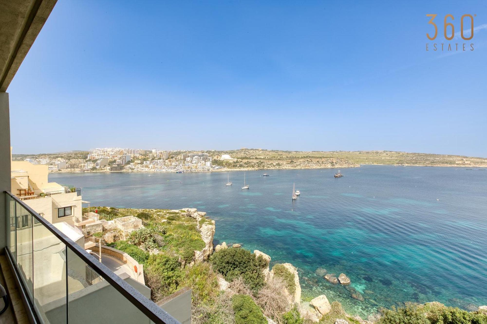 Designer 2Br Home With Stunning Views In St Pauls By 360 Estates San Pawl il-Baħar Kültér fotó